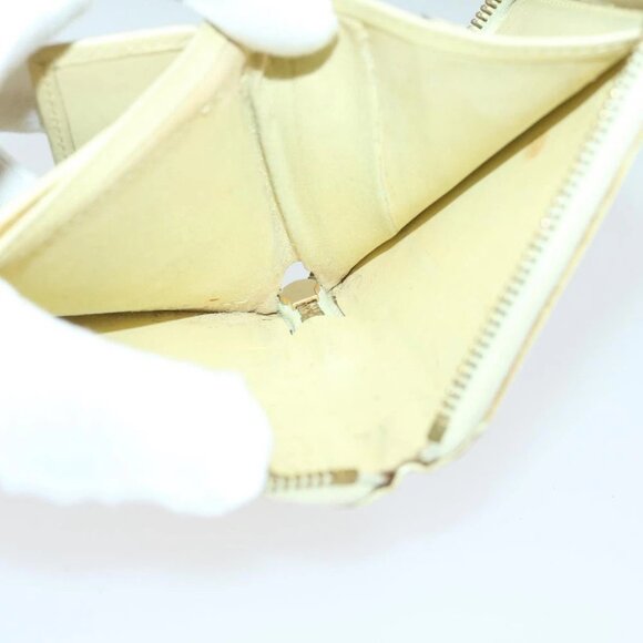 LOUIS VUITTON Monogram Vernis Bloom Wallet Beige M91015 LV Auth 69155 - Picture 12 of 15